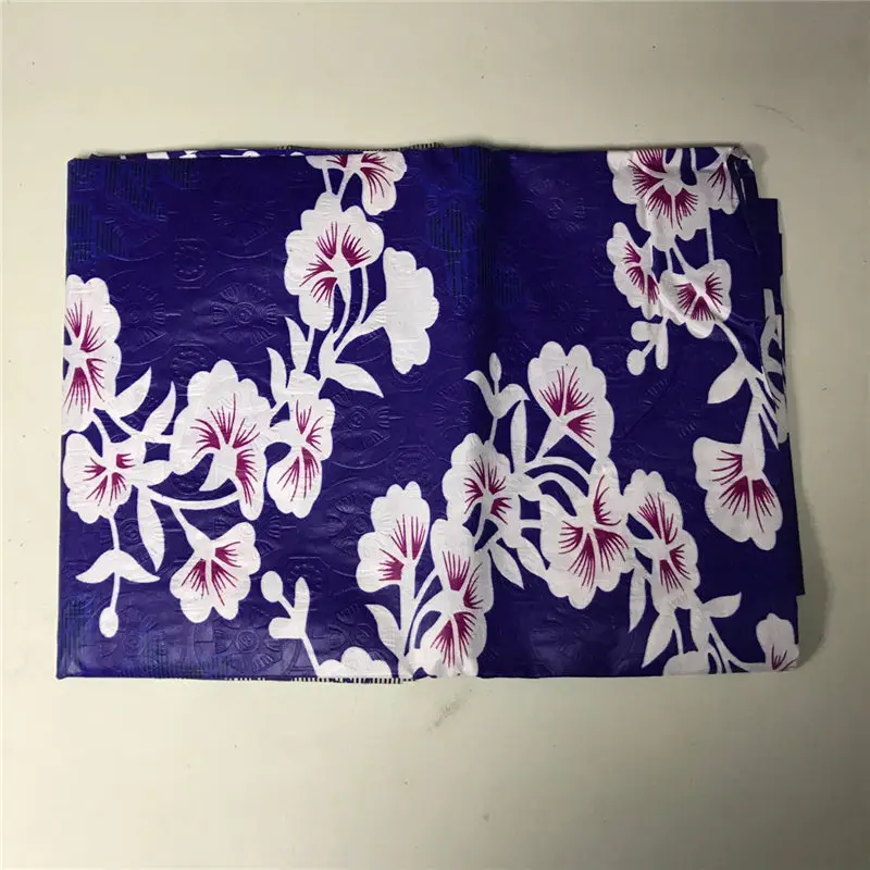 Новый дизайн Африканский цветок Базен Riche парча африканская праздничная одежда