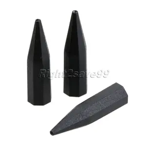 Накладки для татуажа из черного пластика, 50 шт., 1R, кончики для перманентного макияжа, Стерилизующие одноразовые кончики для татуировки, наконечники для иглы с боковым отверстием