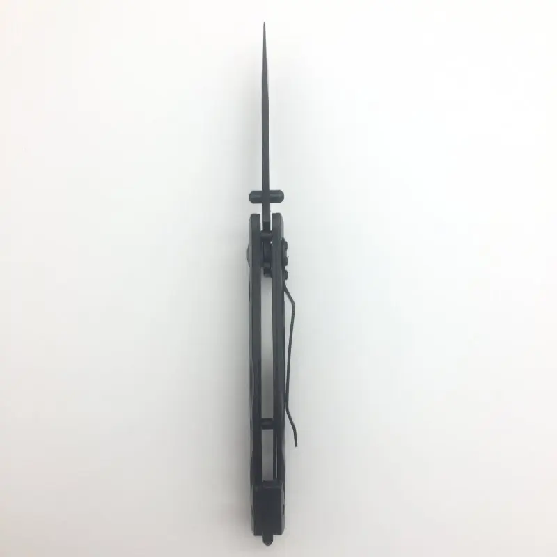 Карманный складной нож из черного титана тактический для выживания