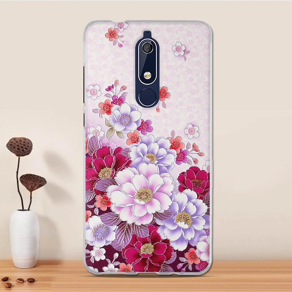 7 Чехол для Nokia 5,1 чехол силиконовый 3D мягкий чехол для телефона из ТПУ для Nokia5.1 Nokia 5. 1 Funda Coque для Nokia 5,1 чехол Capa Shell - Цвет: 7