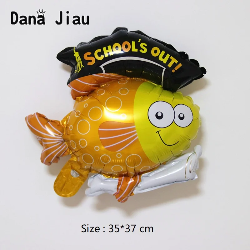 

mini fish animal balloons school's out balloon kindergarten graduation party decoration you are the best inflatable toy