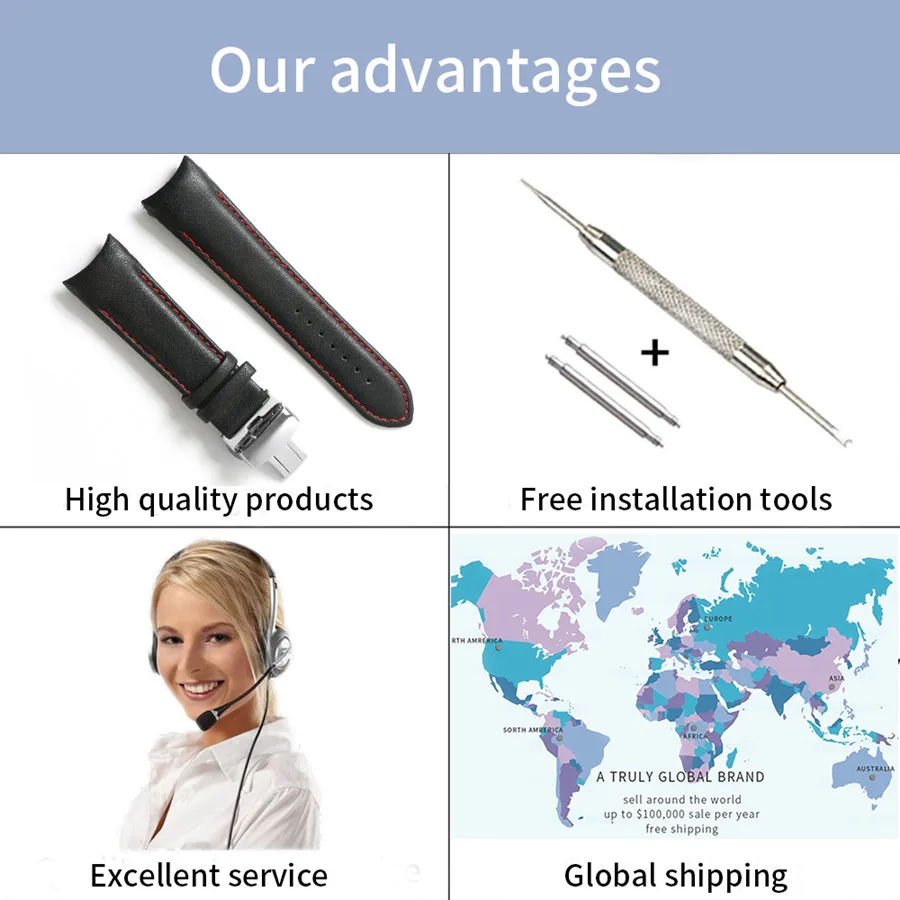 

Men's Watch Bands For Tissot Watchband T035 1853 Genuine Leather Watch Strap T035627A T035417a Brand Watchbands 22mm 23mm 24mm