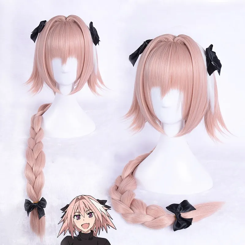 FGO Fate/Grand Order Fate/Apocrypha Astolfo длинная оплетка Косплей Хэллоуин ролевая игра |