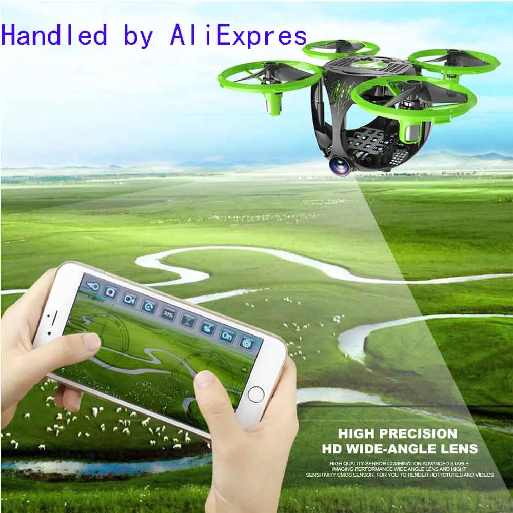 2018 Новый FQ26 Miracle 3D Складной WiFi FPV RC вертолет HD камера g сенсор Безголовый режим Дрон