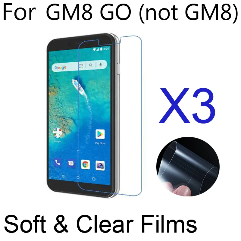 3 шт./лот телефон Экран протекторы для общего мобильный GM8 GO (не GM8) Мягкие Ясно