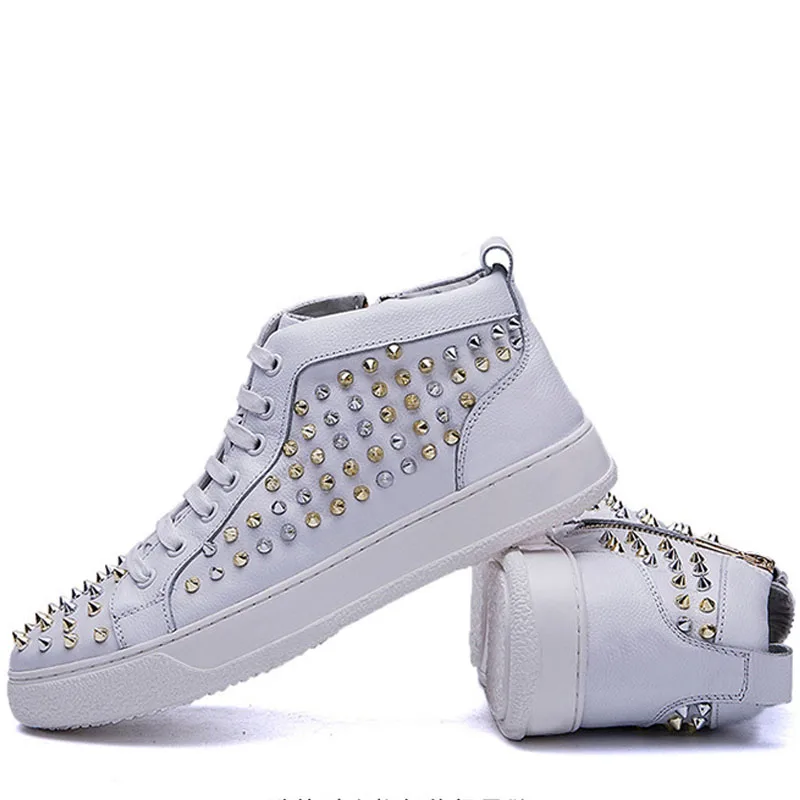 The New Listing Men Board shoes Casual Fashion Comfortably breathable Walking shoes Genuine Leather non-slip