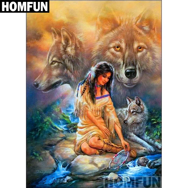 Набор для алмазной вышивки HOMFUN A00828 алмазная вышивка 5D сделай сам с