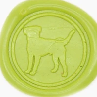 labrador retriever wax seal stamp great for embellishment of envelopes invitations wine packages greeting cards etc