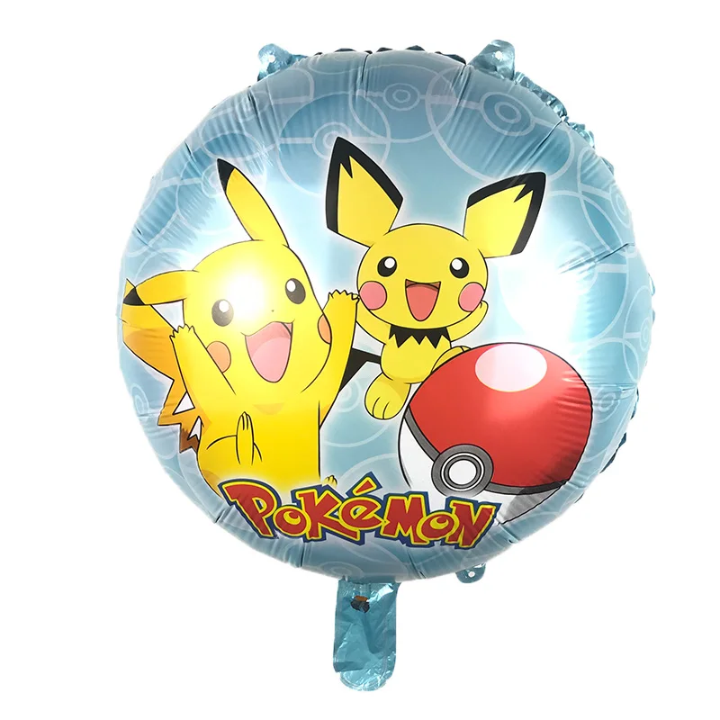 10 шт. 45X45 см мультфильм Пикачу из Pokemon Go foill воздушный шар для детского праздника в честь Дня Рождения украшения Детские шары Свадебные Воздушные шары шаровые