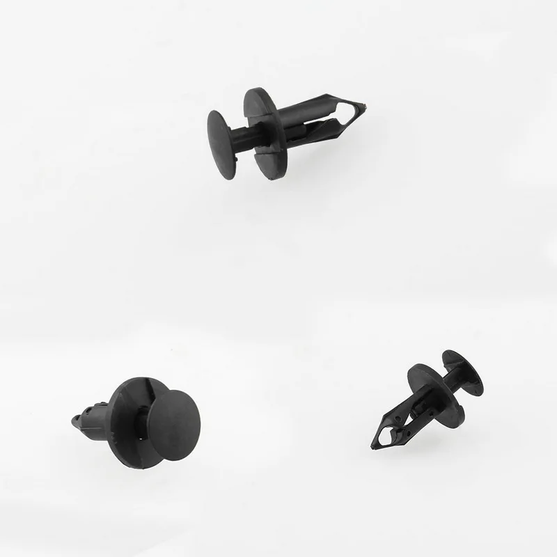 20x автомобиль универсальный черный пластик заклепки 8 мм бампер зажим для Nissan VW T4