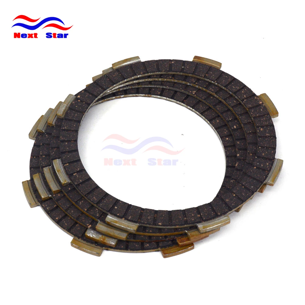 4 шт. детали двигателя мотоцикла фрикционные диски сцепления подходят для HONDA XR100R
