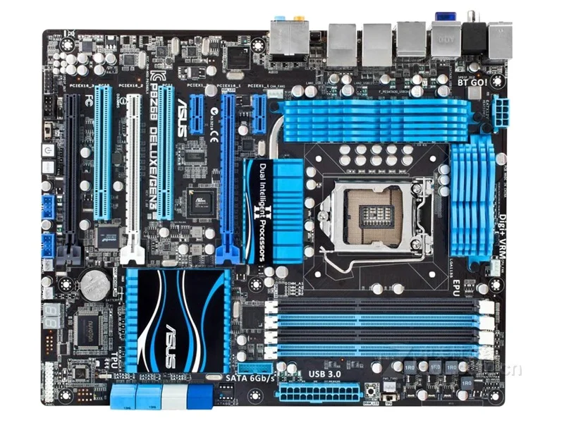 Оригинальная материнская плата для ASUS P8Z68 Deluxe/GEN3 DDR3 LGA 1155 USB2.0 USB3.0 32 Гб нм ЦП Z68