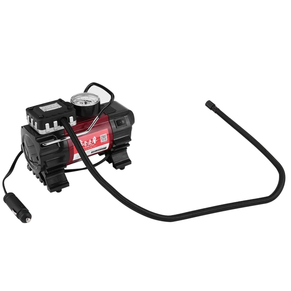 12V Цифровой автомобильных шин воздушный компрессор насос 100PSI W/светодиодный светильник для Автомобильная шаровая велосипед воздушный лодка
