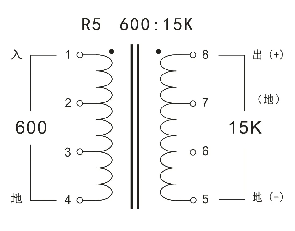 R5 permalloy лист 600: 15K аудио сигнал boost крупного рогатого скота 5 раз boost pre stage сопротивление соответствующий трансформатор