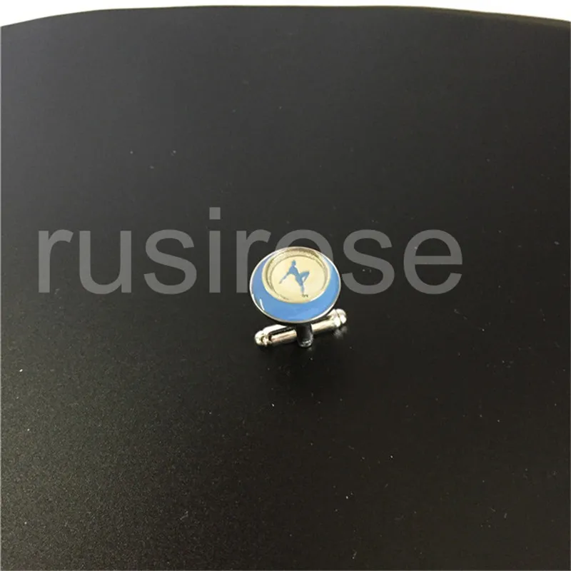 Мягкие эмалевые запонки на заказ персонализированные с логотипом