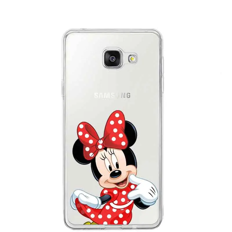 Забавный чехол с эмоджи для samsung A3 A5 A7 J1 J5 J7 2016 нижнее белье девочек рисунком Минни