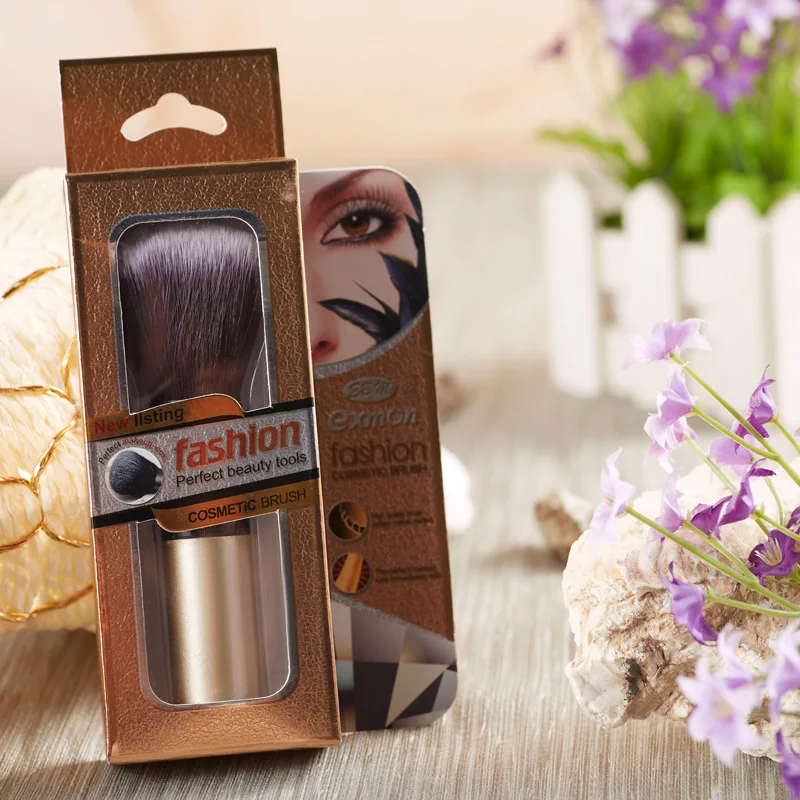 2017 кисть для основы макияжа с алюминиевой ручкой оригинальная подарочная