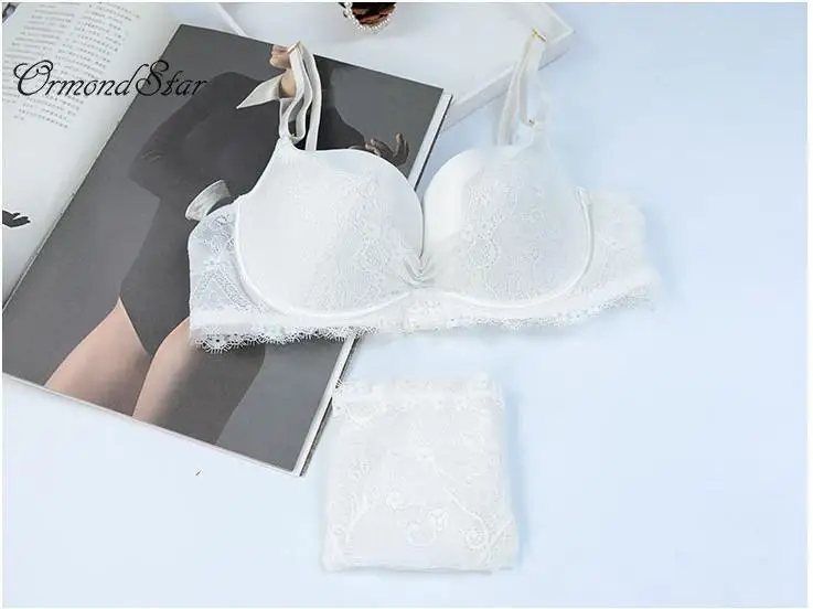 Femal Нижнее бельё цветочный Кружево сексуальный комплект нижнего белья с открытой