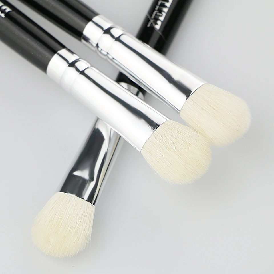 BEILI Black BE41 Smokey Shadow Большая кисть для растушевки макияжа натуральный белый козий
