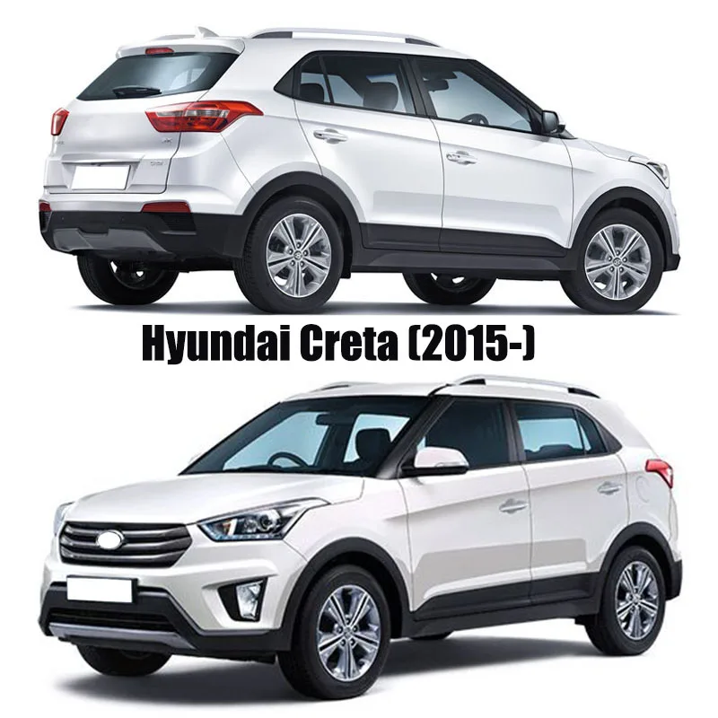 AX 2 шт. хромированный чехол на панель рулевого колеса для Hyundai Creta 2015 2019|cover for|cover
