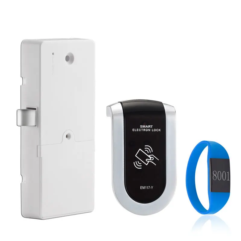 CYPATLIC RFID магнитный замок для шкафа электронный замок для сауны - Цвет: Sliver