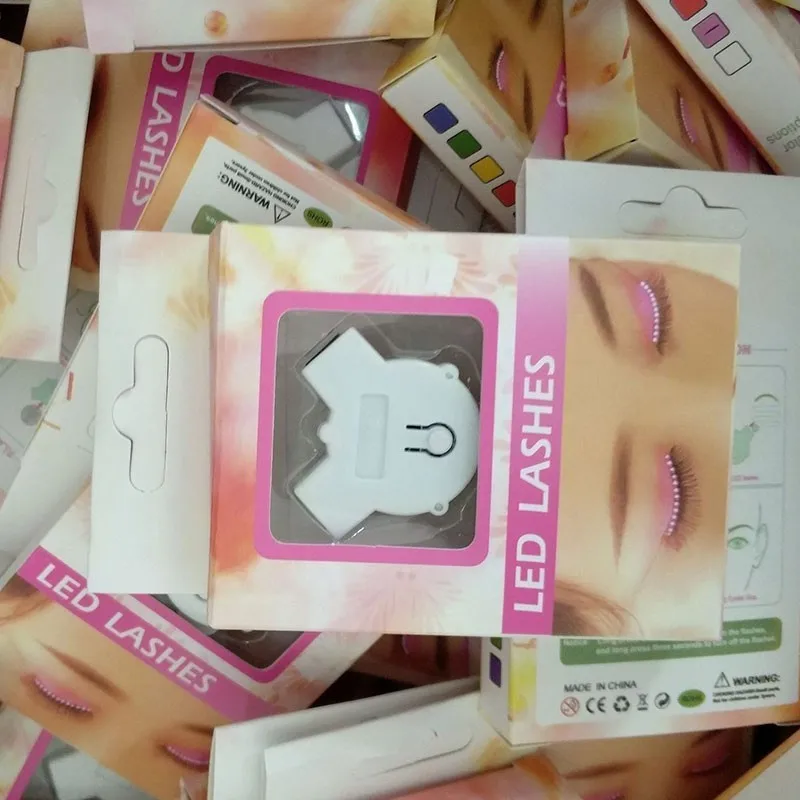 Модные светодиодный световой ресницы век Сияющие для вечерние бар Макияж глаз