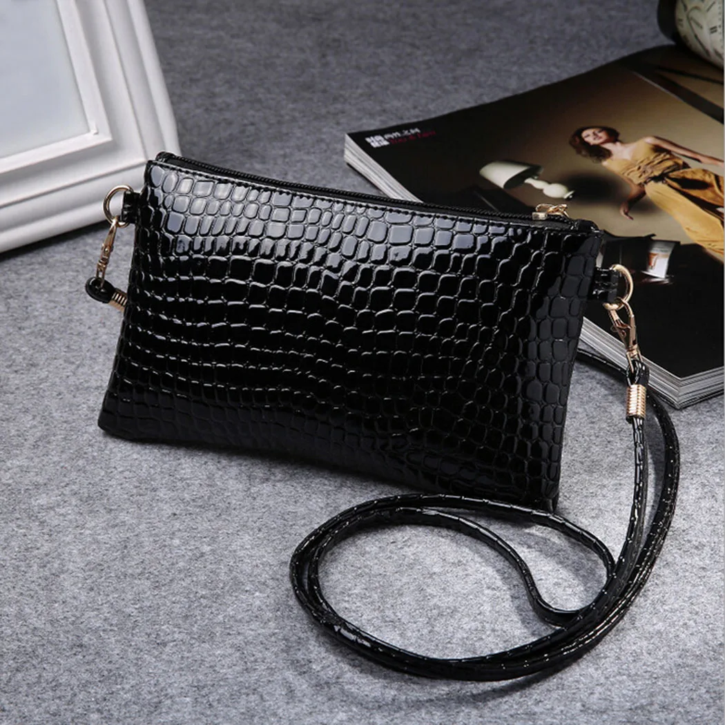 Coofit модные женские сумки через плечо для девочек с крокодиловым узором Clutchs мини