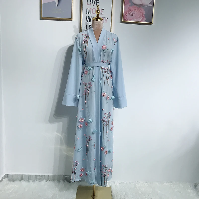 Abaya Robe Дубай мусульманский хиджаб платье кардиган марокканский кафтан Caftan