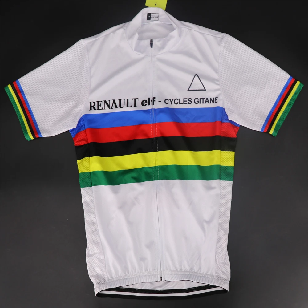 Новинка 1982 велосипедная Джерси с короткими рукавами для команды чемпиона