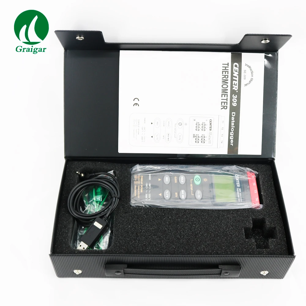 4 канала Datalogger термометр центр 309 309|thermometer|dataloggerthermometer datalogger |