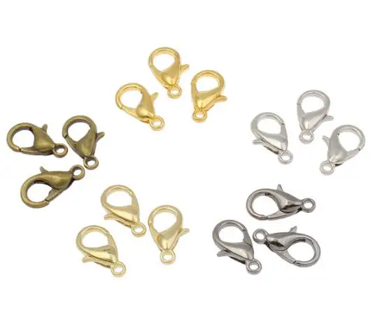 Застежка-крючок для ювелирных изделий сделай сам застежка золотого серебряного