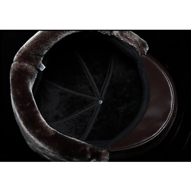 Мужская Теплая Лыжная Шапка xdangqinx теплая шапка-бомбер из натуральной кожи