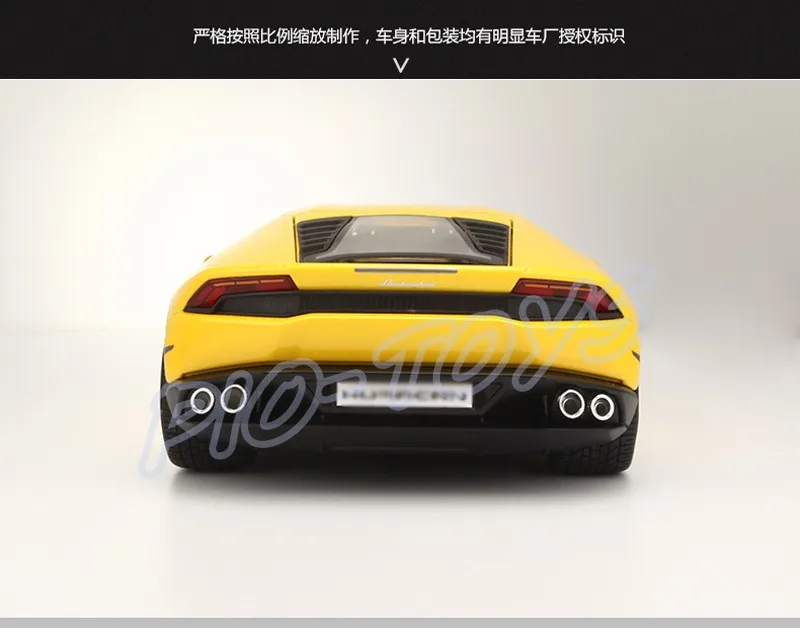 Рождественский подарок Huracan LP610 1/18 сплав модель автомобиля Модель транспортного средства литье под давлением коллекция родстер сталь Металл роскошный подарок игрушка