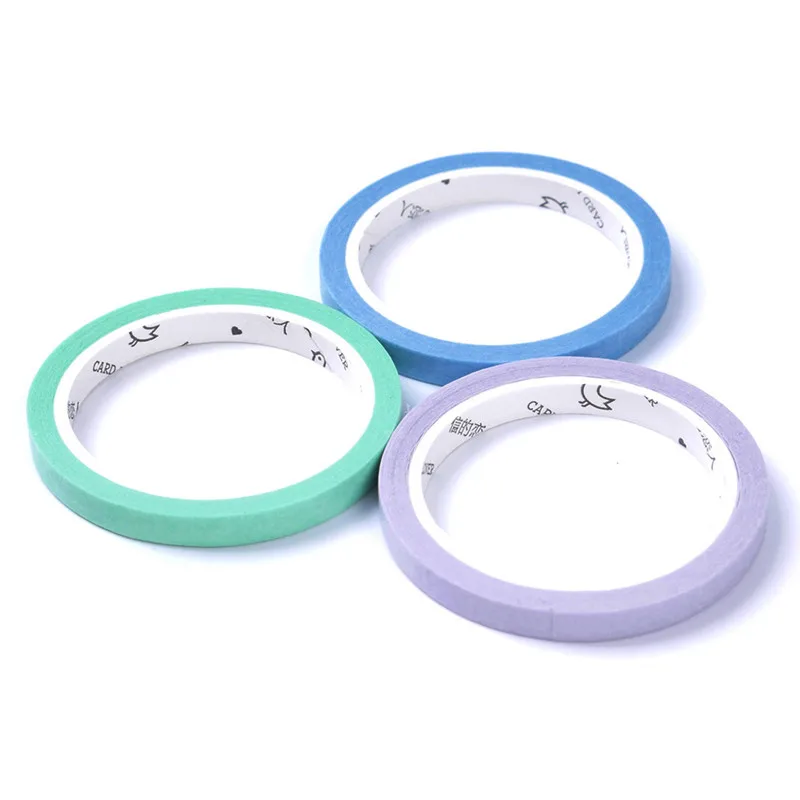 Бумажная клейкая лента Washi в рулоне декоративный набор для карточек и рукоделия