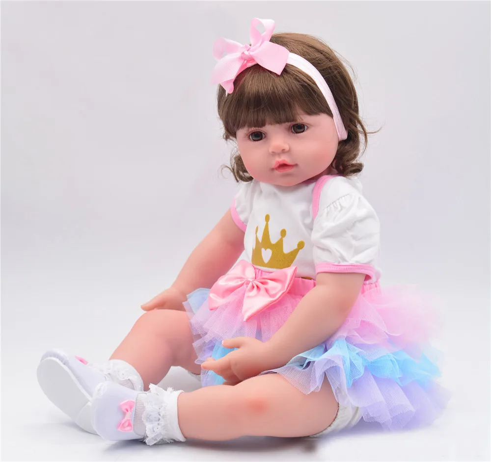 60 см куклы Reborn Babies 3/4 силиконовые руки и ноги мягкие boneca детские игрушки для