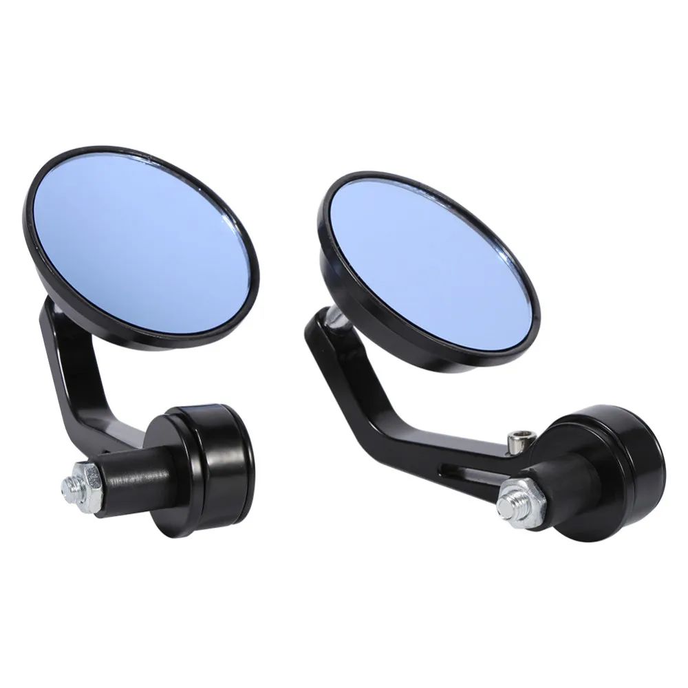 

2PCS 7/8" Universal Round Motorcycle Mirrors Rear View Handle Bar End Rearview Side Mirrors For Motorcycle Accessories