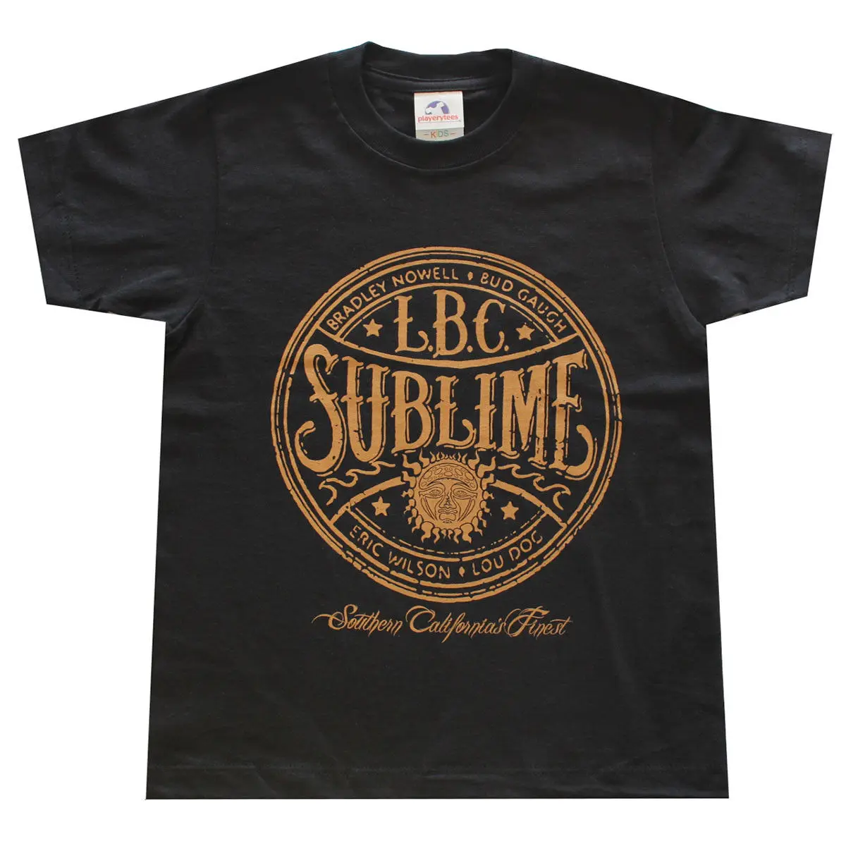 Дети Мальчик футболка Sublime L.B.C Graphic Shirt Черный 2018 Новая мода мужские футболки