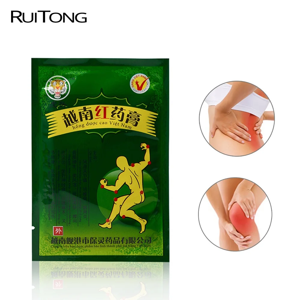 Горячая Распродажа 80 шт./лот вьетнамский белый тигр красный бальзам пластыри