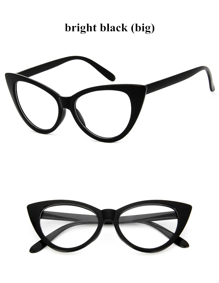 Cat Eye Обычная Очки модный бренд Для женщин ясно, кошачий глаз Очки Рамки высокое качество Винтаж Очки для Для женщин Óculos