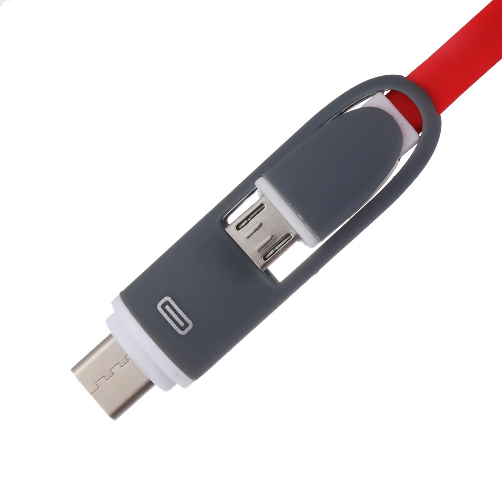 1 шт. цифровой USB 3,1 type-C к Micro USB конвертер USB-C адаптер кабель для зарядки данных 2 в 1 шнур для зарядки аксессуары для смартфонов