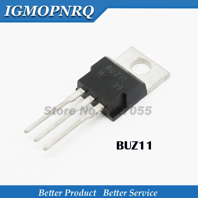 10 шт. BUZ11 TO-220 BUZ11A TO220 50V 33A MOS трубка с полевым эффектом Новинка | Электронные