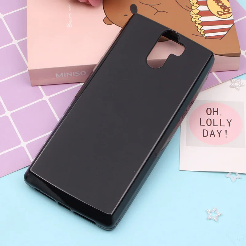 Solf TPU Black Чехол для телефона I am alone Для DOOGEE BL12000 Pro, 6,0 дюймов, Модный чехол из ТПУ для телефона DOOGEE BL12000 Pro - Цвет: Solf TPU Black