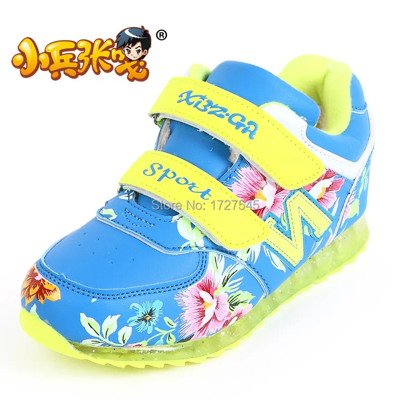 2015 Winter Korean fashion casual shoes women plus velvet warm LED electronic light | Детская одежда и обувь