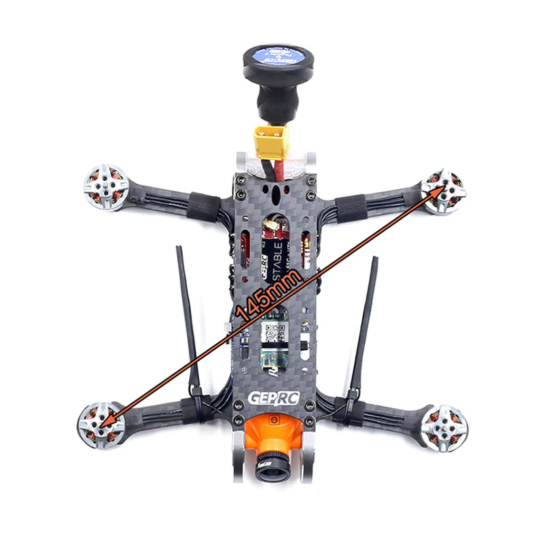 GEPRC GEP-CX Cygnet 145 мм 3 дюйма стабильный F4 20A 48CH RunCam Сплит Мини 2 1080P HD камера 4500kv двигатель RC FPV гоночный Дрон BNF PNP
