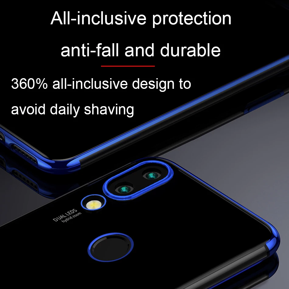 Роскошный чехол для HUAWEI Nova3 силиконовый мягкий из ТПУ Nova3i Nova3e P20 pro 20 lite |