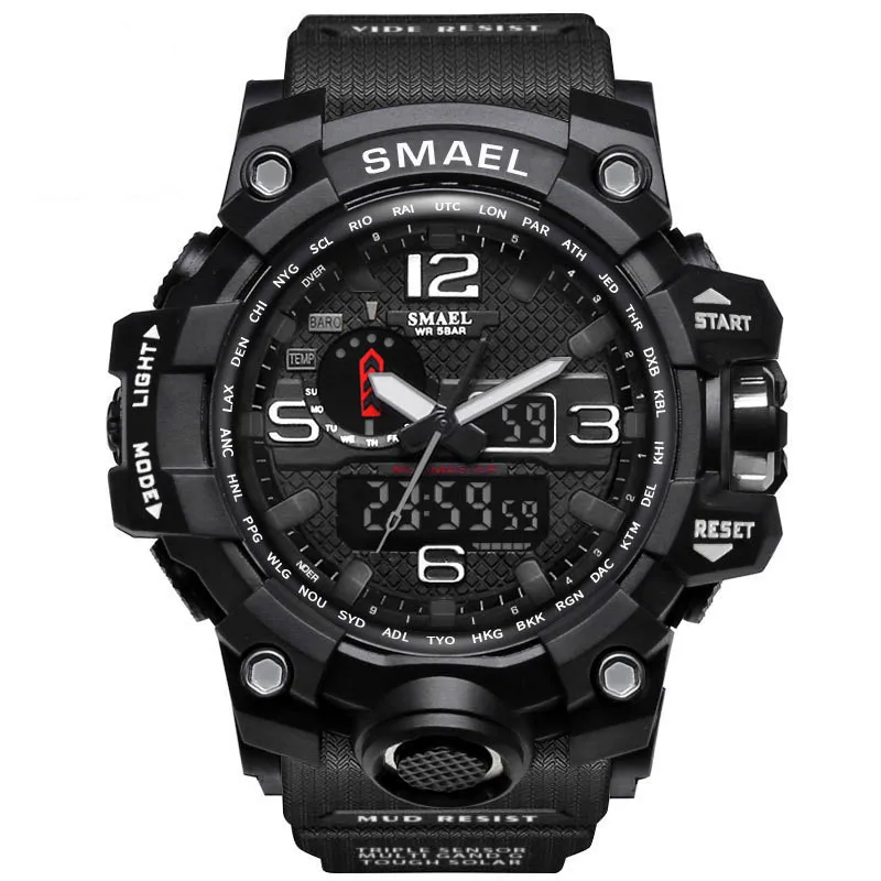 smael часы Для мужчин G Стиль Wateproof s шок спортивные Для мужчин S Часы Топ бренд класса люкс LED цифровые часы военная Униформа армии Наручные часы