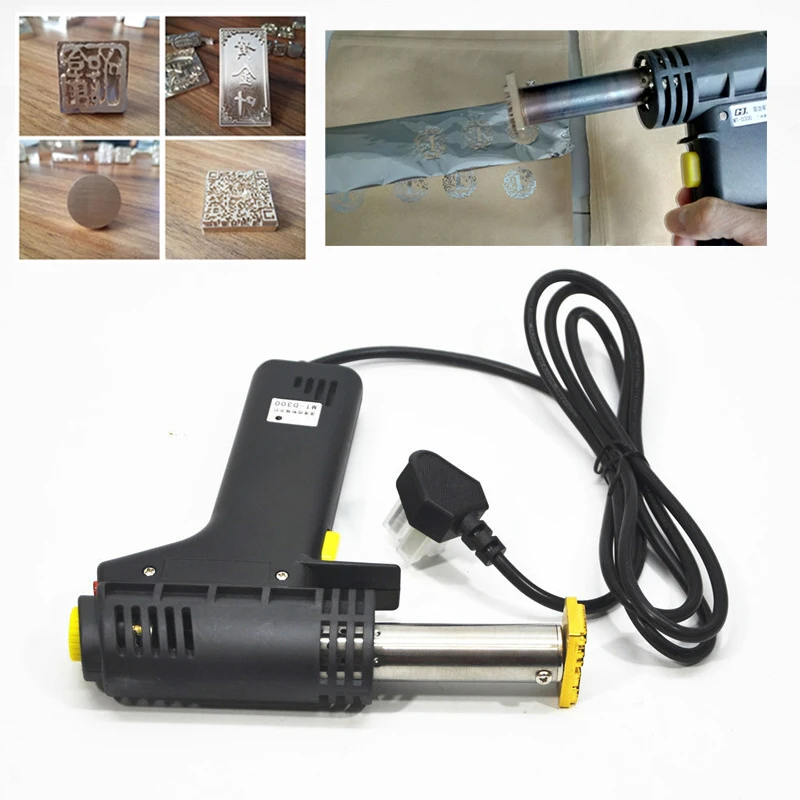 300 Вт ручная машина для горячего тиснения кожаная стелька деревянная чайная