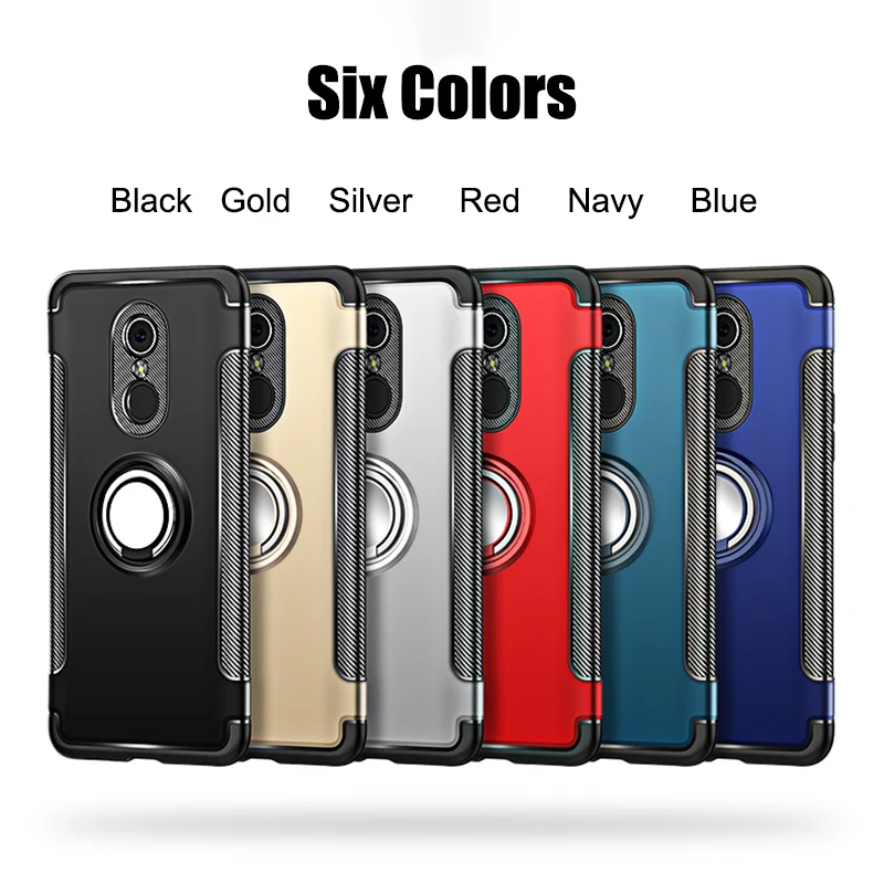 Roc Joan армированный чехол 2 в 1 для Xiaomi Redmi 4X 5 Plus 6 Pro 6A PC Мягкий Силиконовый