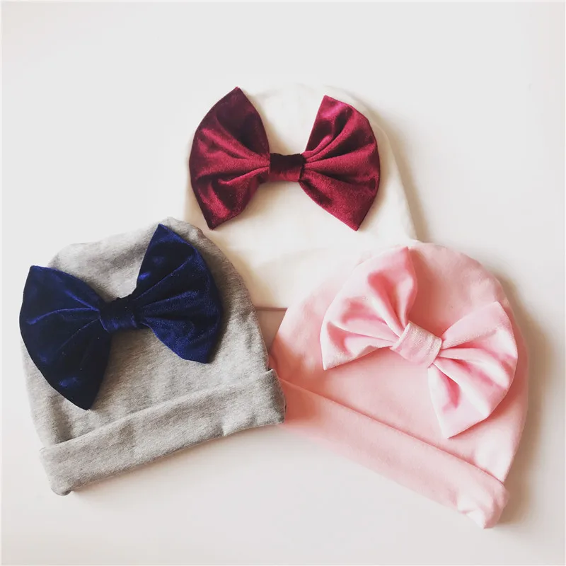 Бантом симпатичный комплект для новорожденной девочки Подставки фотографий