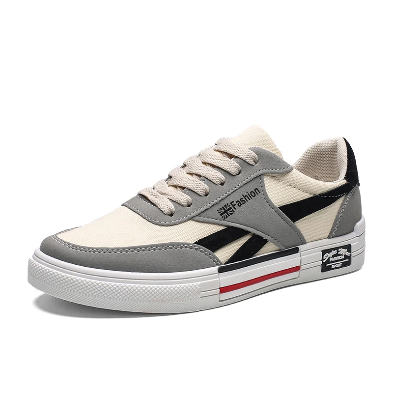 New Listing Spring Summer Comfortable Casual Shoes Men's Canvas Lace Fashion Flats Sneakers Men Shoes44 | Обувь